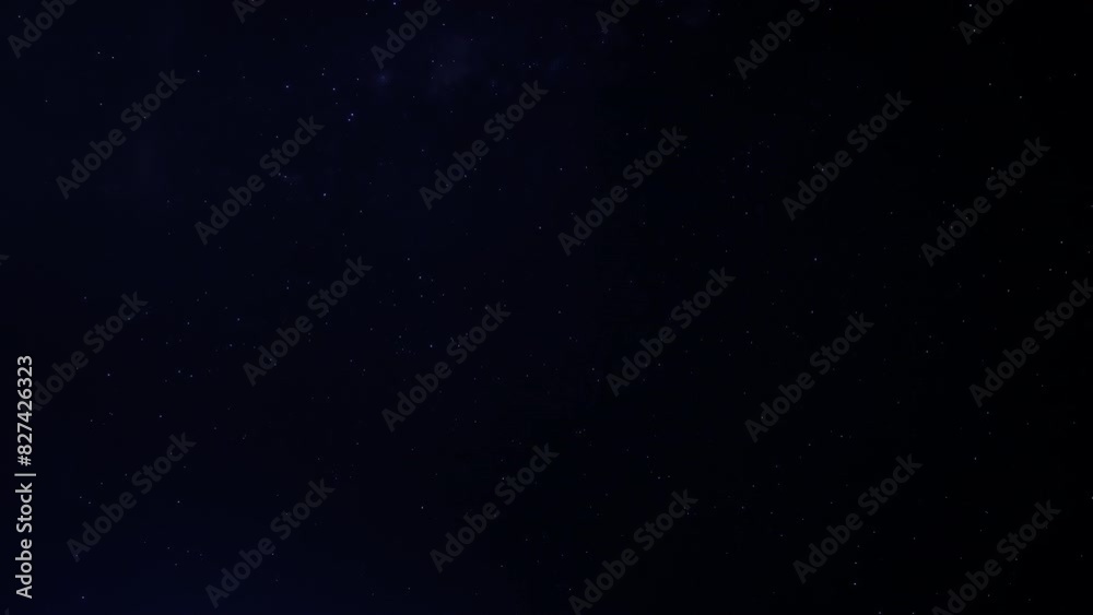 HDR: time-lapse of Star Night with satellites and meteorites HDR: time-lapse of Star Night with satellites and meteorites
