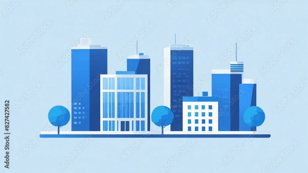 city skyline vector illustration