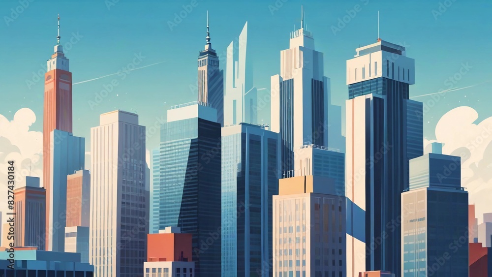 city skyline vector illustration city skyline vector illustration