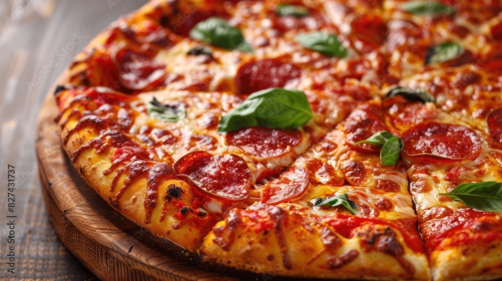 pizza in a restaurant pizza in a restaurant