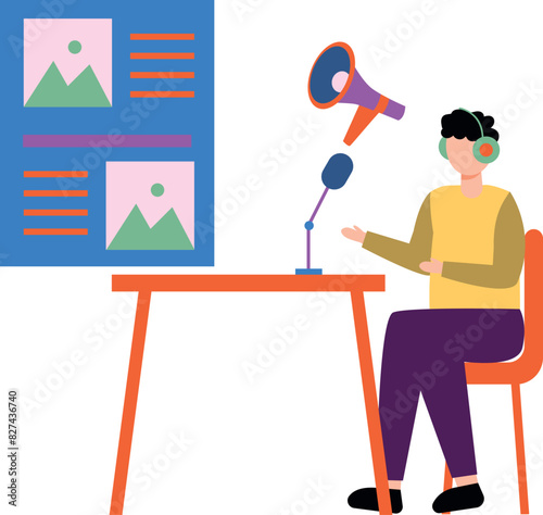 The guy is podcasting the travel business.