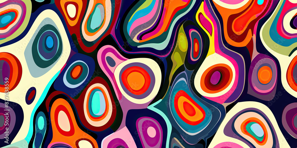 Patterned Pizzazz: Random, abstract shapes in a repeating pattern, creating a dynamic and visually interesting background. Patterned Pizzazz: Random, abstract shapes in a repeating pattern, creating a dynamic and visually interesting background.