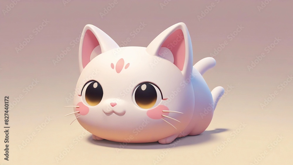 Icon cat 3d Icon cat 3d