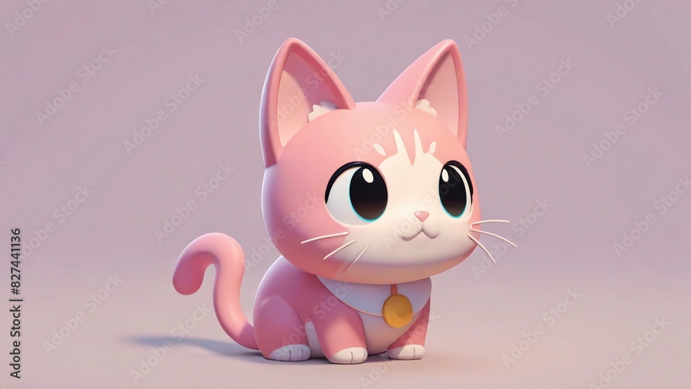 Icon cat 3d Icon cat 3d