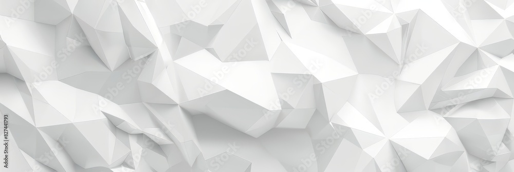 White polygon textured background White polygon textured background