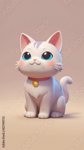 Icon cat 3d © Indra