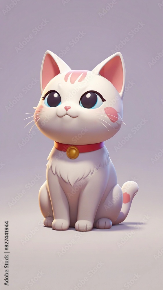 Icon cat 3d Icon cat 3d