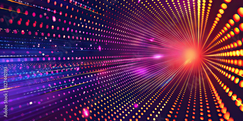 Wallpaper Mural Dot Dash: Alternating dots and dashes in a linear pattern, adding a quirky and dynamic element to the background Torontodigital.ca