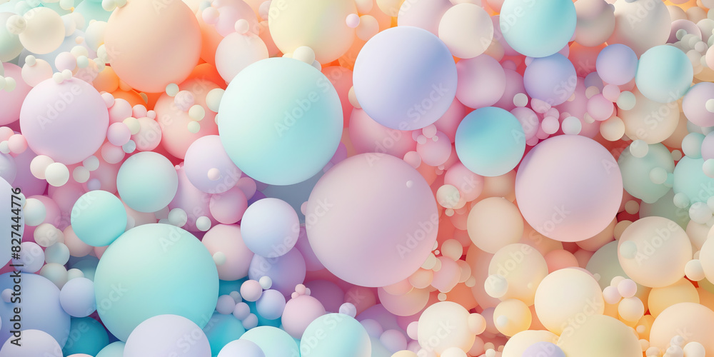 Pastel Pop: Soft pastel colors arranged in a repeating pattern, giving a subtle and soothing background with a hint of fun Pastel Pop: Soft pastel colors arranged in a repeating pattern, giving a subtle and soothing background with a hint of fun