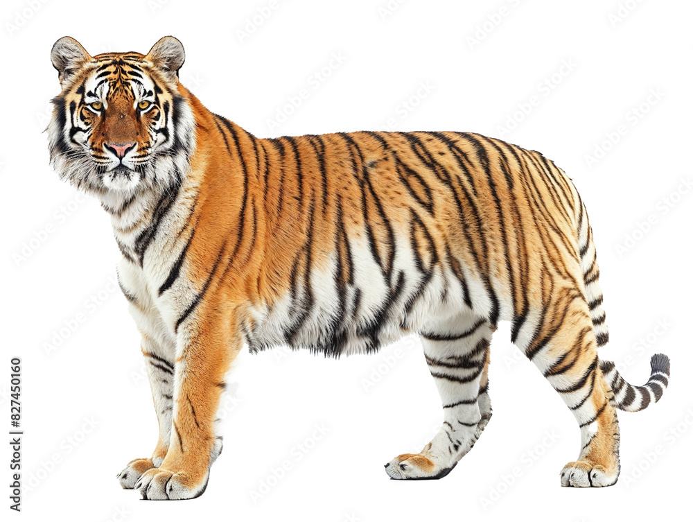 tiger isolated on white background tiger isolated on white background