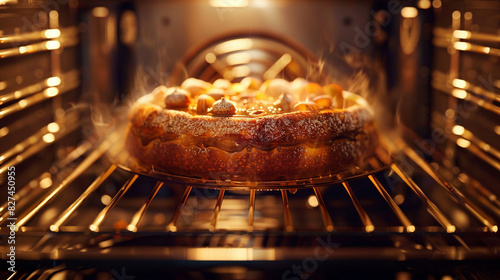 Elevating Sweets: A Cake's Journey in the Oven