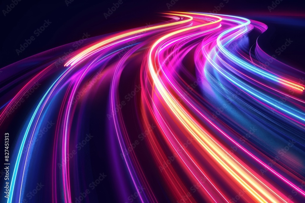 © Worawee - Futuristic background of light. stripes lines with blue light. speed and motion on background © Worawee - Futuristic background of light. stripes lines with blue light. speed and motion on background