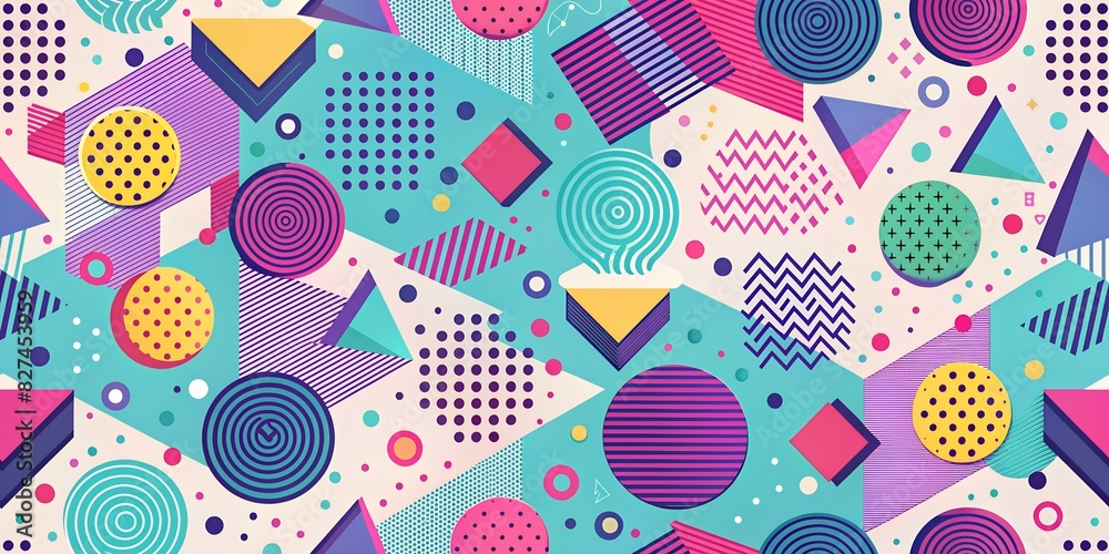 minimalist abstract background with memphis style in geometric minimalist abstract background with memphis style in geometric