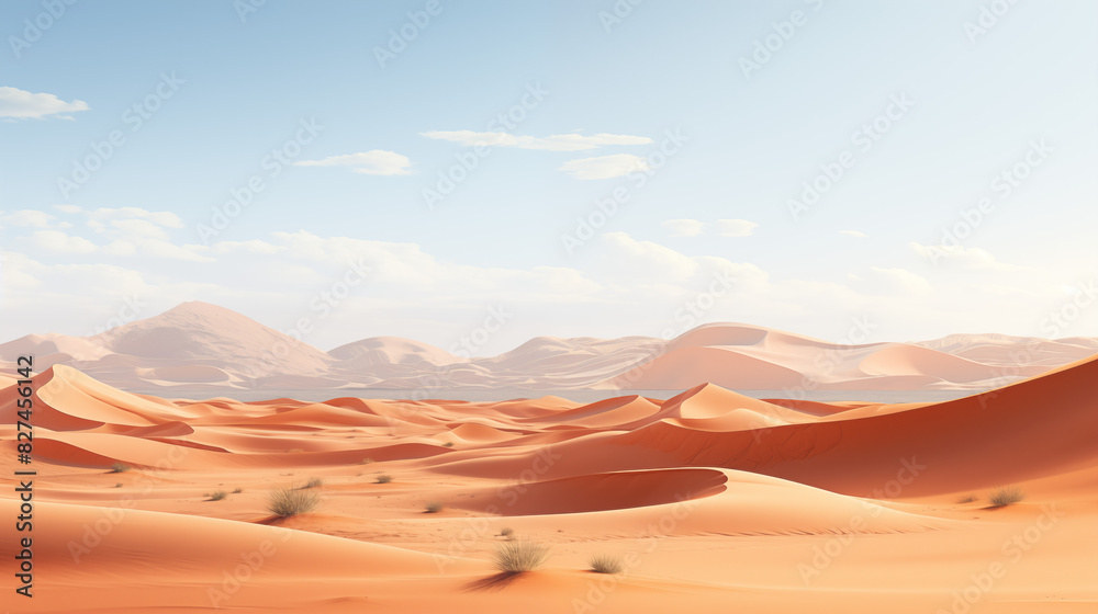 Desert landscape. Travel adventure.