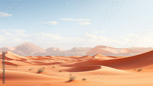 Desert landscape. Travel adventure.