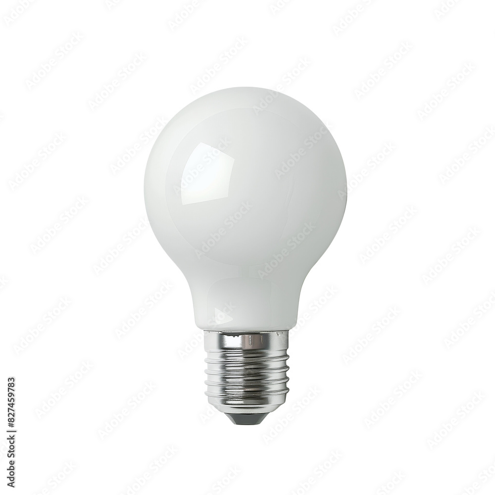 Close-up of an energy-efficient white light bulb, perfect for illustrating concepts of illumination, electricity, and energy conservation. Close-up of an energy-efficient white light bulb, perfect for illustrating concepts of illumination, electricity, and energy conservation.