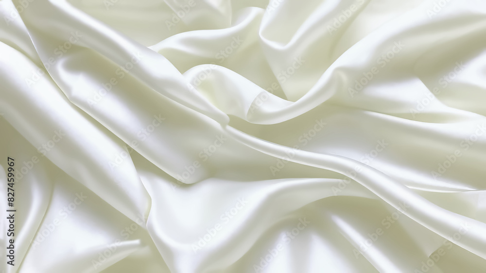 Obraz premium Smooth elegant golden silk can use as wedding background. In Sepia toned. Retro style