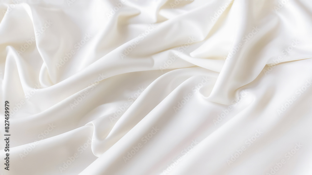 Obraz premium Smooth elegant golden silk can use as wedding background. In Sepia toned. Retro style