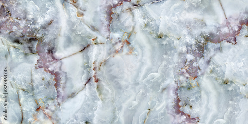 Quadro em tela marbled surface with a mix colors, This combination of white and purple evokes a