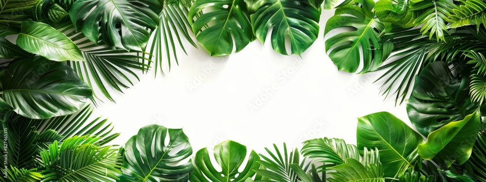 A green leafy plant with a white background. The plant is full of leaves and branches A green leafy plant with a white background. The plant is full of leaves and branches