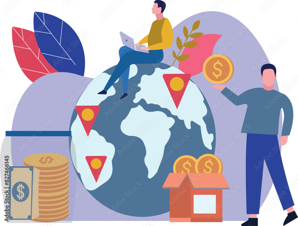 The boys are working for global donations. The boys are working for global donations.