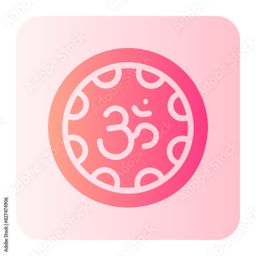 ohm gradient icon