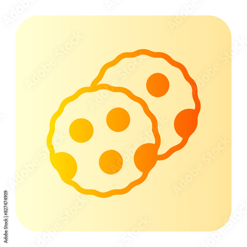puran poli gradient icon