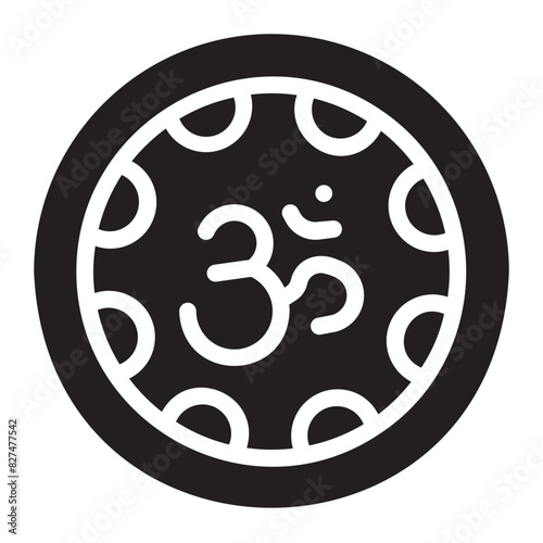 ohm glyph icon