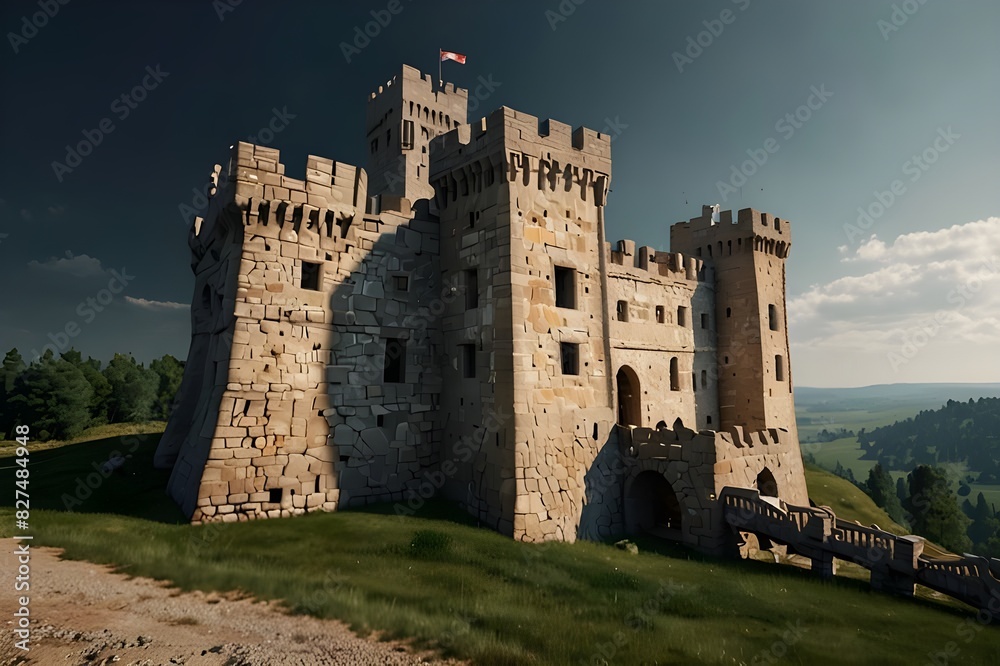 Castle build in stone centuries ago Castle build in stone centuries ago