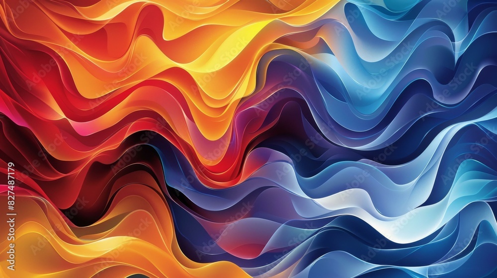 Abstract Wavy Gradient
