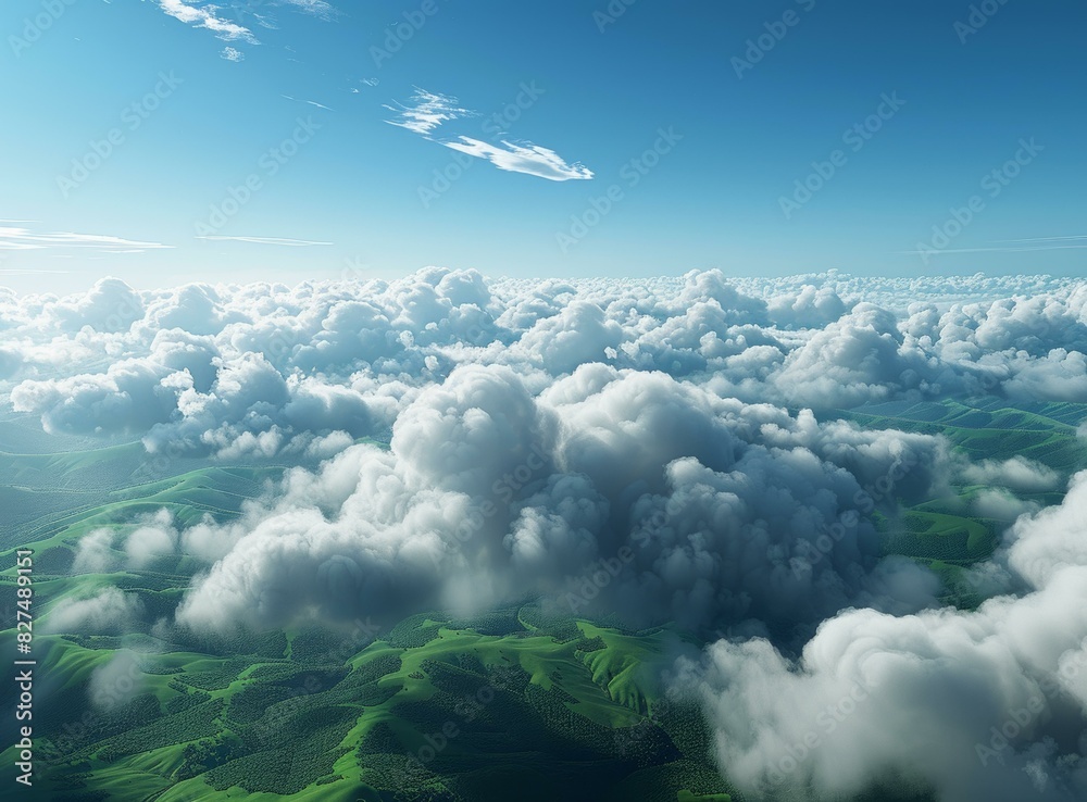 Naklejka premium Awe-Inspiring Cloud Formations