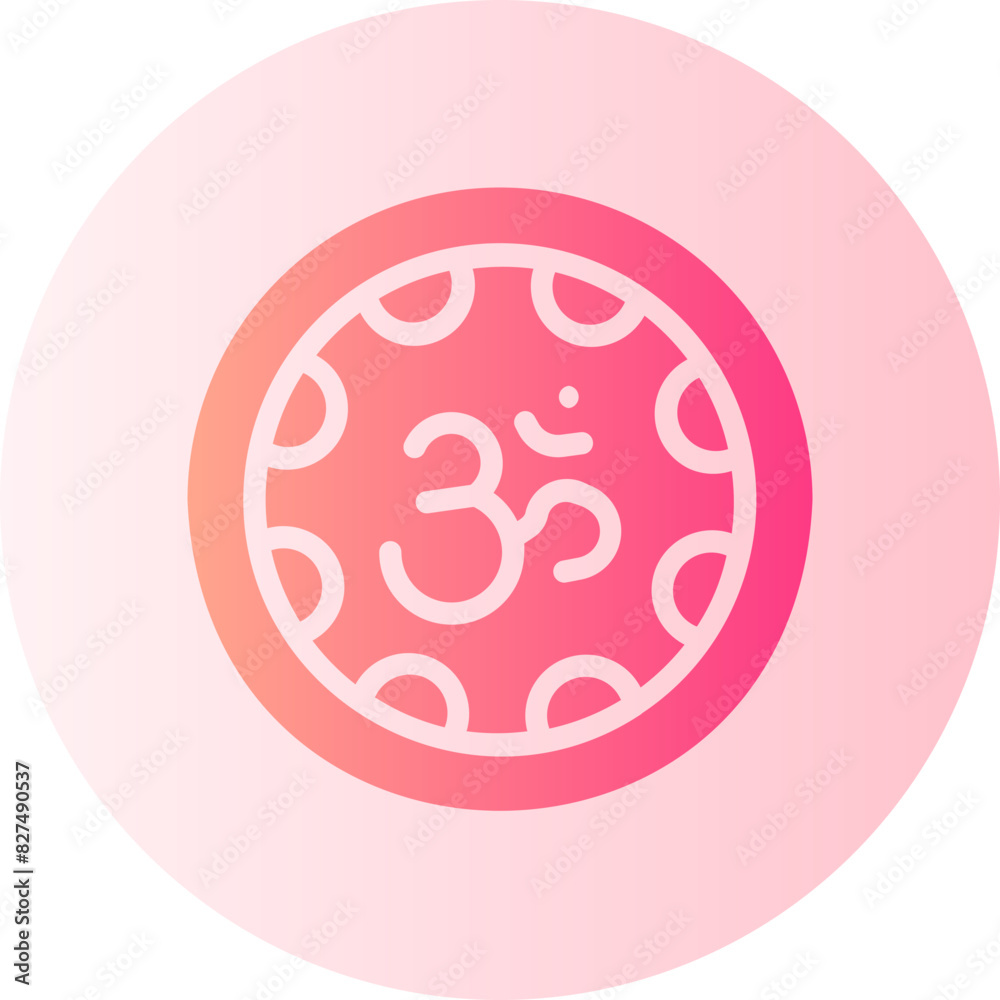 ohm gradient icon ohm gradient icon