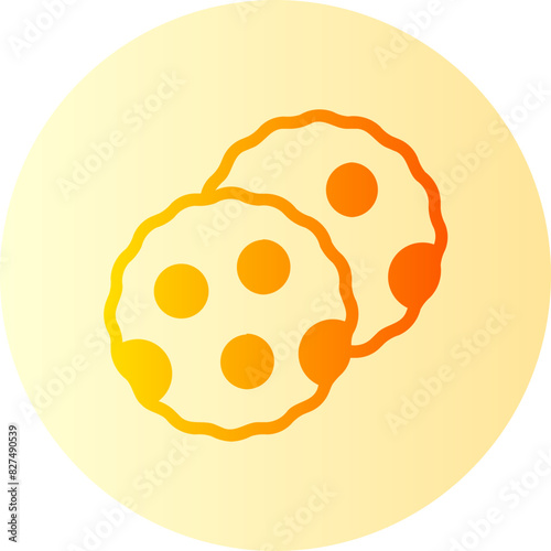 puran poli gradient icon