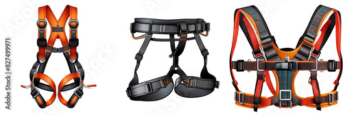 climbing harness isolated on transparent background photo