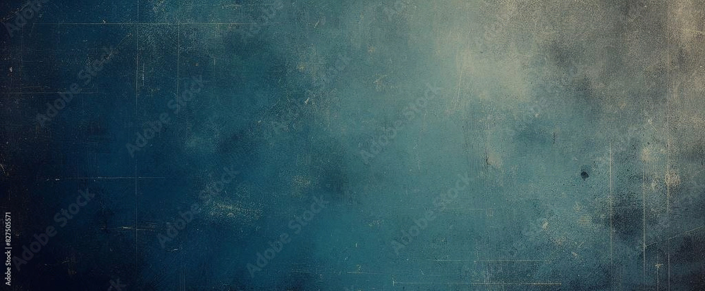 old blue paper background with watercolor stains and vintage texture in elegant solid blue website or textured paper design