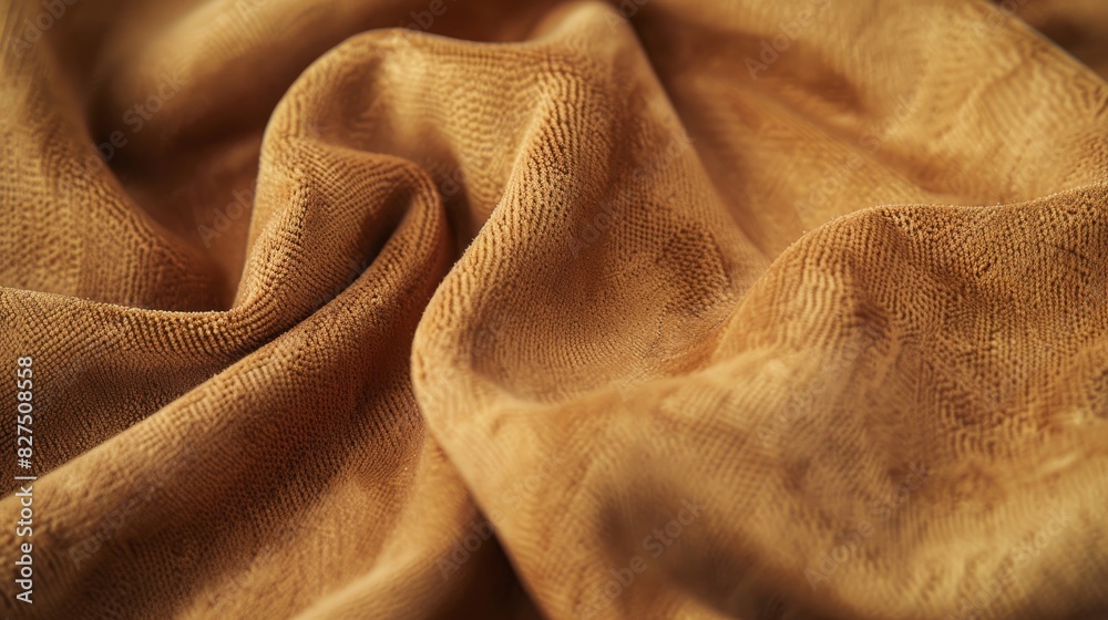 Warm Brown Suede Fabric Close-Up, Ideal for Textiles, Interior Design, and Creative Projects Warm Brown Suede Fabric Close-Up, Ideal for Textiles, Interior Design, and Creative Projects