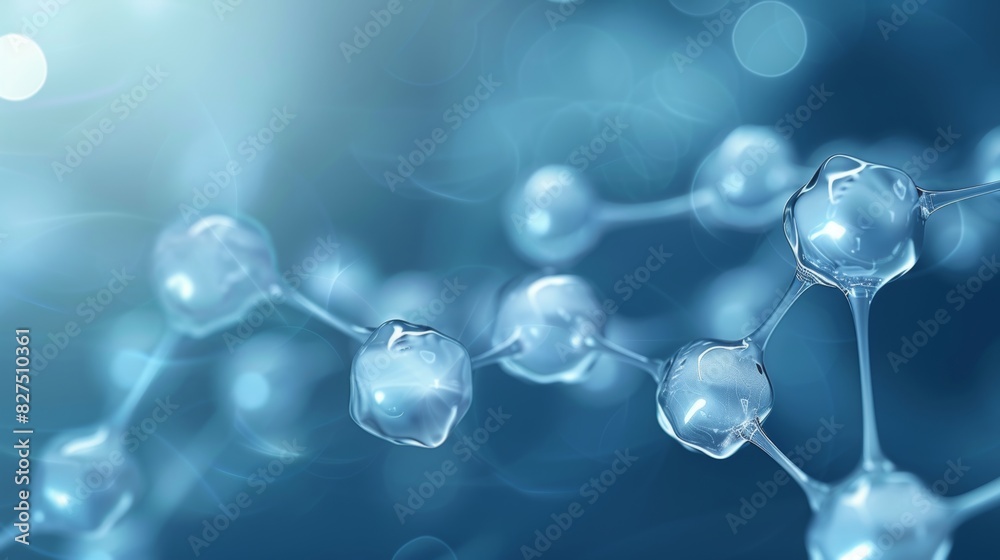 Abstract Nanotechnology Molecular Structure Abstract Nanotechnology Molecular Structure