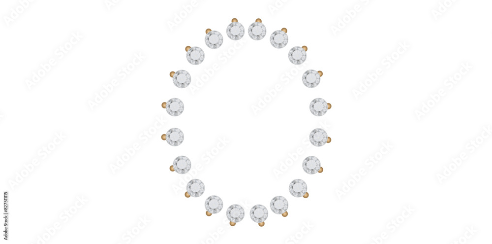 Crystal Diamond Framework Vector Illustration. Crystal Diamond Framework Vector Illustration.