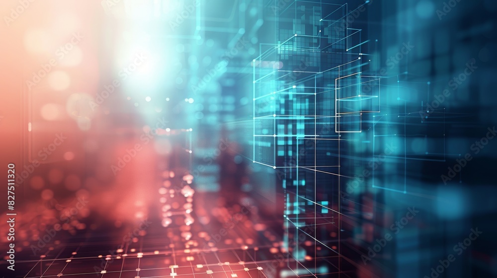 Modern Abstract Futuristic Background