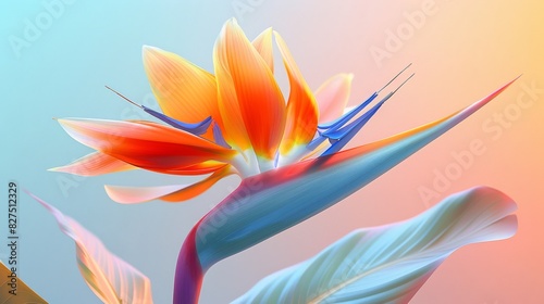 Striking Bird of Paradise Flower © Rumpa