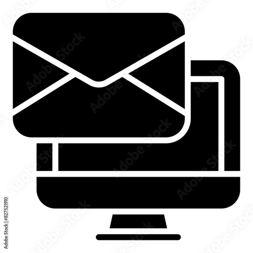 Email Computer glyph icon