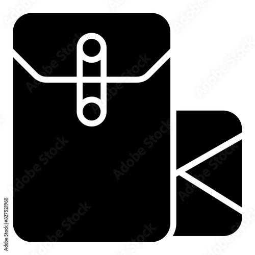 Envelope glyph icon