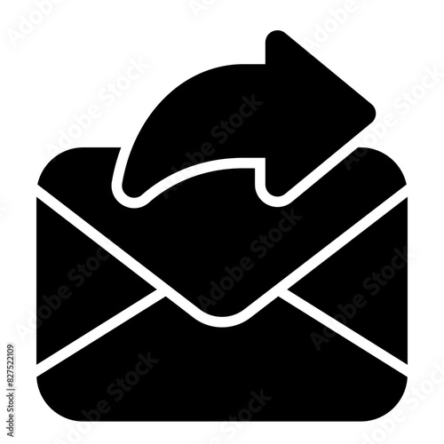 Send Mail glyph icon