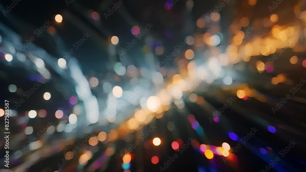 A mesmerizing light show blurring the lines between reality and the microscopic world of quantum particles.