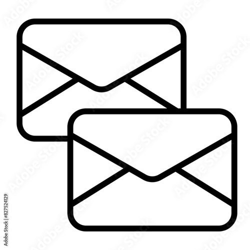 Emails line icon