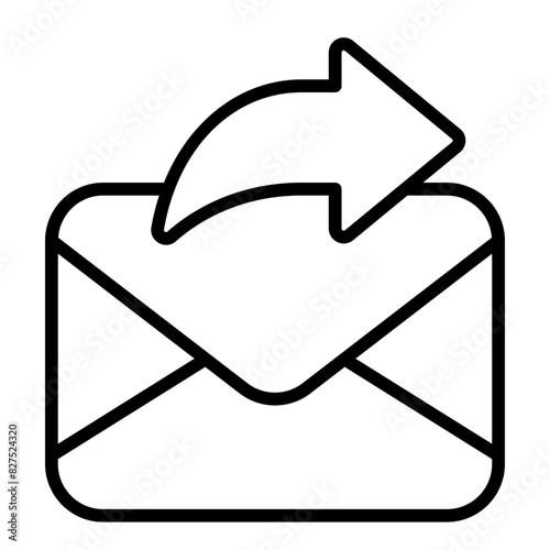 Send Mail line icon