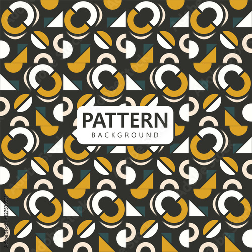 Mosaic pattern design with calm colors