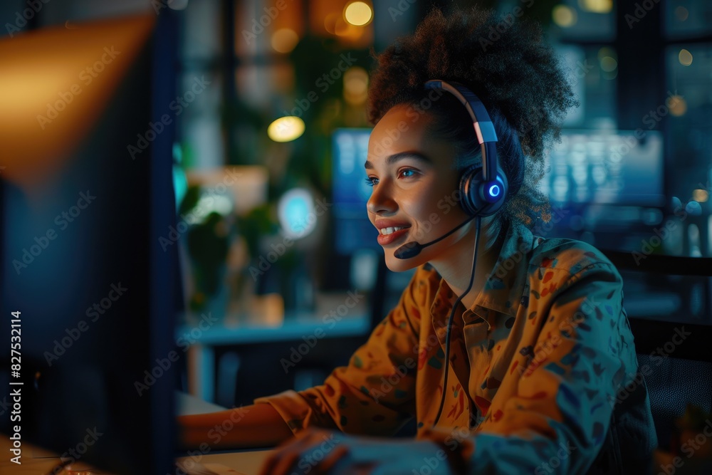 Headset Beauty: Radiating Professionalism Headset Beauty: Radiating Professionalism