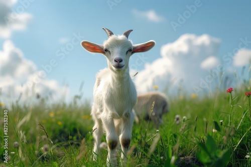 Graceful Goatscape: Harmony in Nature's Embrace