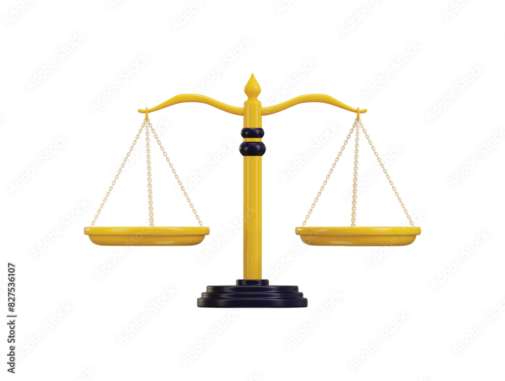 Scales of justice, Balance and justice, concept of law icon 3d rendering vector illustration Scales of justice, Balance and justice, concept of law icon 3d rendering vector illustration